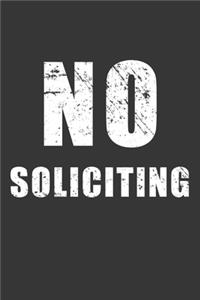 No Soliciting Notebook