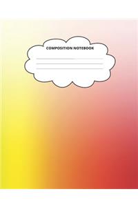 Rainbow Composition Notebook