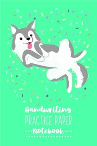 Handwriting Practice Paper Notebook