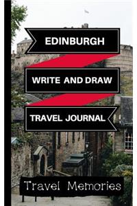 Edinburgh Write and Draw Travel Journal