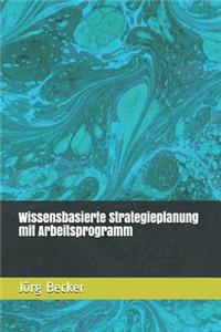 Wissensbasierte Strategieplanung Mit Arbeitsprogramm