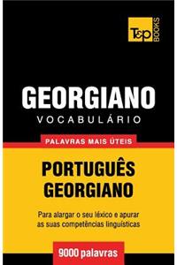 Vocabulário Português-Georgiano - 9000 palavras mais úteis