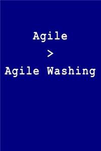 Agile > Agile Washing