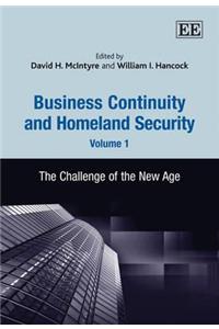 Business Continuity and Homeland Security, Volume 1