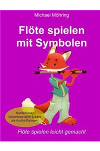 Flöte spielen mit Symbolen