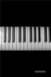 Journal Pages - Piano Keys Design (Unruled)