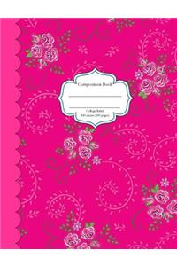 Composition Book College Ruled 100 Sheets (200 pages)