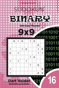 Sudoku Binary - 200 Easy Puzzles 9x9 (Volume 16)
