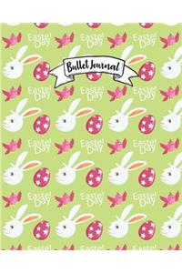 Bullet Journal: Cute Rabbit Pattern Cover: Notebook, Bullet Journal Dotted Grid, 120 Pages (8 X 10)