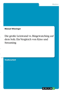 große Leinwand vs. Bingewatching auf dem Sofa. Ein Vergleich von Kino und Streaming
