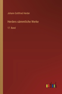 Herders sämmtliche Werke