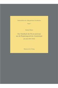 Totenbuch Des Pa-en-Nesti-taui Aus Der Regierungszeit Des Amenemope (pLondon BM 10064)