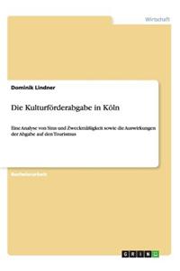 Die Kulturförderabgabe in Köln