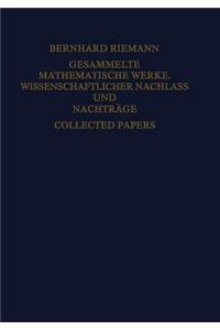 Gesammelte Mathematische Werke, Wissenschaftlicher Nachlass Und Nachtrage Collected Papers