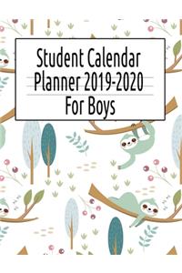 Student Calendar Planner 2019-2020 For Boys
