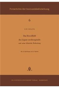 Das Eiweissbild des Liquor Cerebrospinalis und Seine Klinische Bedeutung