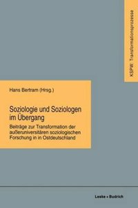 Soziologie und Soziologen im Ubergang