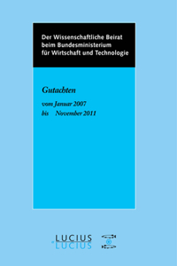 Wissenschaftliche Beirat beim Bundesministerium für Wirtschaft - Gutachten
