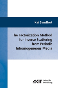 factorization method for inverse scattering from periodic inhomogeneous media