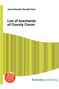 List of Townlands of County Cavan