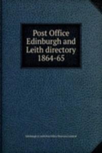Post Office Edinburgh and Leith directory