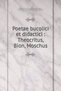 Poetae bucolici et didactici