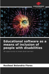 Educational software as a means of inclusion of people with disabilities