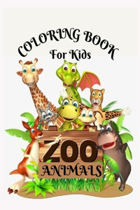 Zoo Animals Coloring Book