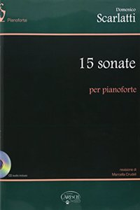 15 SONATAS PIANO WITH CD