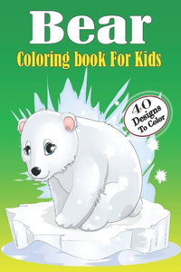 Bear Coloring book For Kids