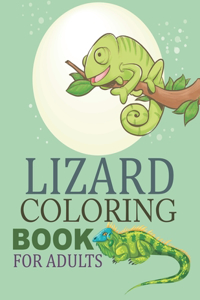 Lizard Coloring Book For Adults