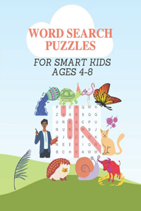 Word Search Puzzles For Smart Kids ages 4-8