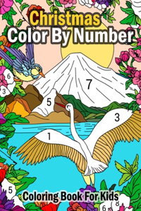 Christmas Color By Number Coloring Book For Kids