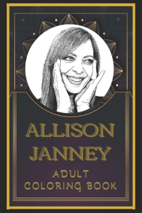 Allison Janney Adult Coloring Book
