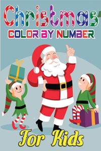 Christmas Color By Number For Kids