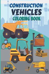Construction vehicles Coloring Book