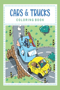 Cars & Trucks Coloring Book