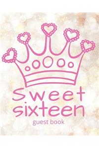 Sweet Sixteen - Guest book
