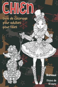 Livre de coloriage pour adultes pour filles - Moins de 10 euro - Animaux - Chien