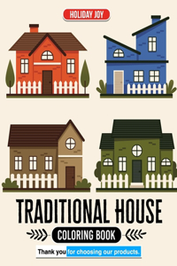 Traditional House Coloring Book Journey into Timeless Architecture