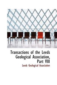 Transactions of the Leeds Geological Association, Part VIII