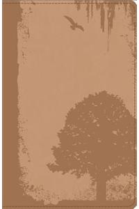 God Guy Bible: God's Word, Vintage Brown, Grunge Tree Design Duravella