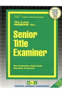 Senior Title Examiner