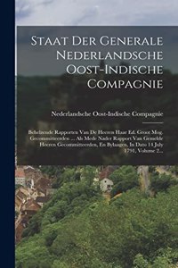 Staat Der Generale Nederlandsche Oost-indische Compagnie