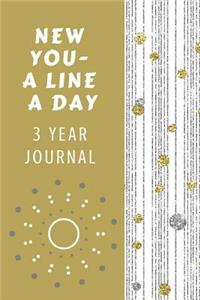 New You A Line A Day 3 Year Journal