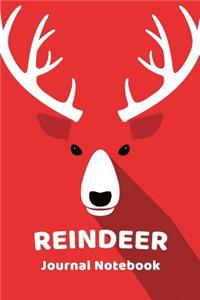 Reindeer Notebook Journal