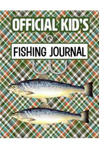Official Kids Fishing Journal