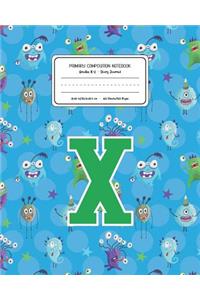 Primary Composition Notebook Grades K-2 Story Journal X