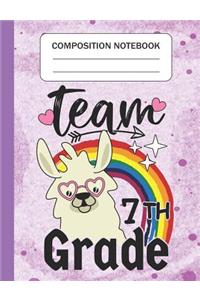 Team 7th Grade - Composition Notebook