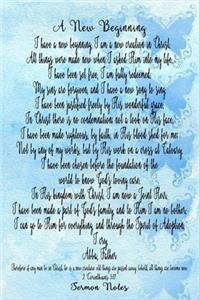 A New Beginning Journal - 2 Corinthians 5